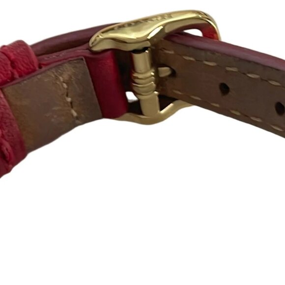 Auth COACH - CA.97.7.34.1161S Unconfirmed Red Women's Wrist Watch - Picture 2 of 7